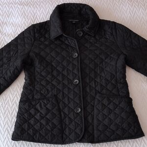 Banana Republic Black Quilted Puffer Jacket